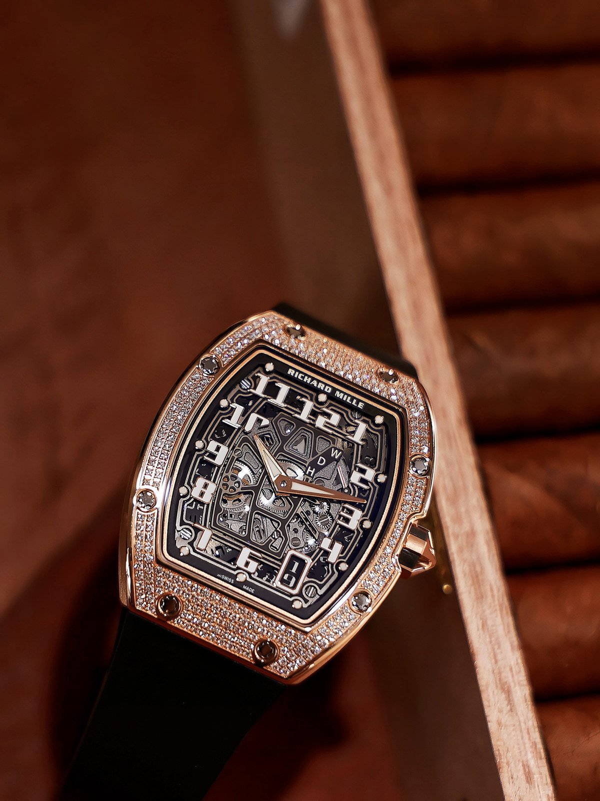 Richard Mille RM 67-01 Rose Gold Full Diamond