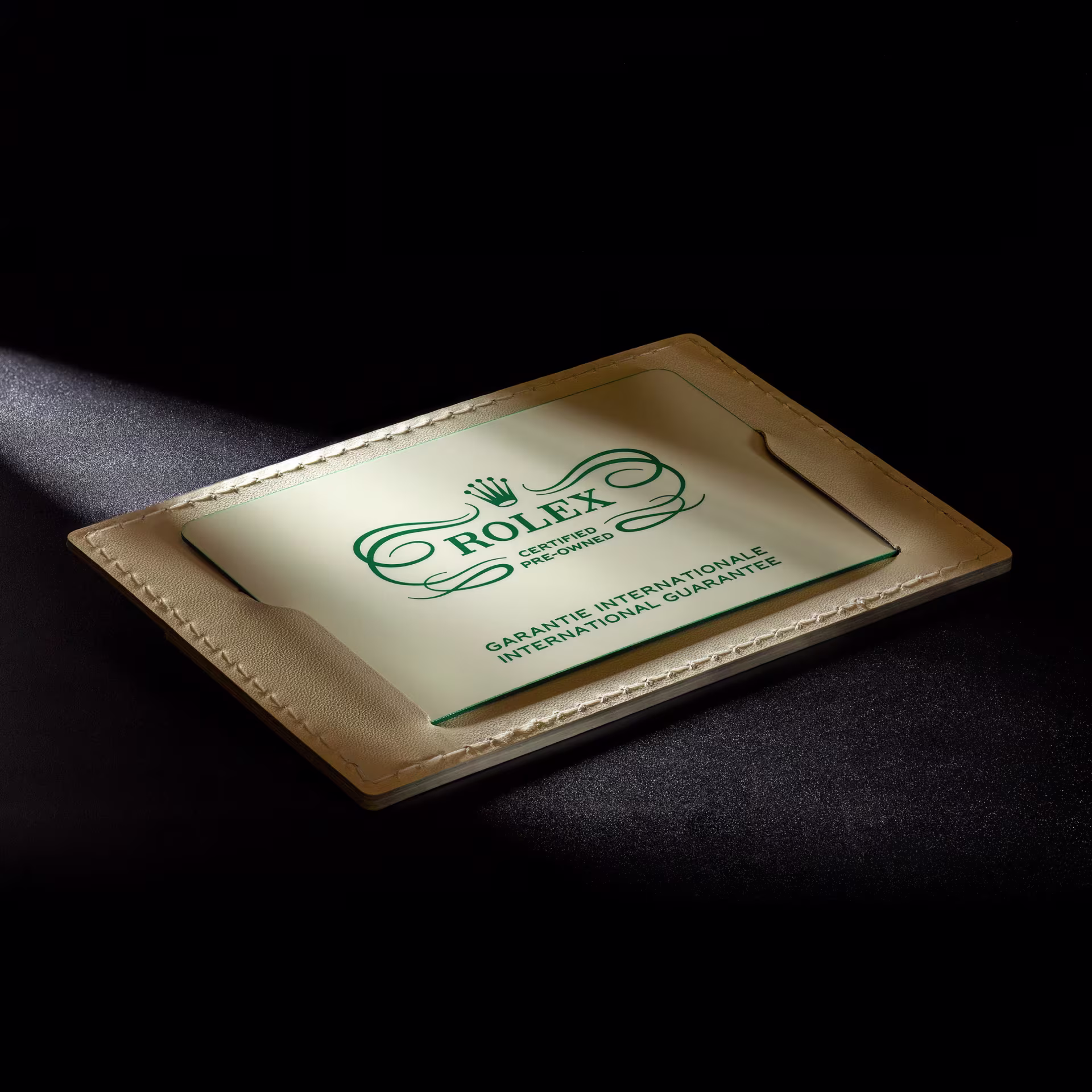 Rolex Certified Pre-Owned guarantee card