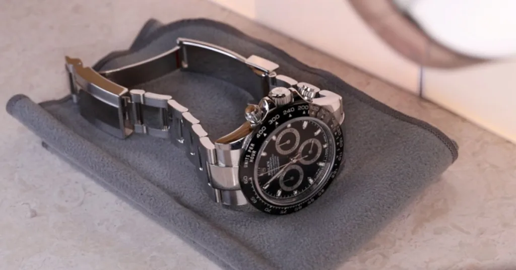 Rolex 保養清潔過程 - 吹乾