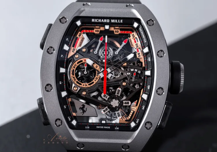 與長期合作夥伴 Audemars Piguet Le Locle 機芯廠共同開發的 RM43-01 手上鏈機芯