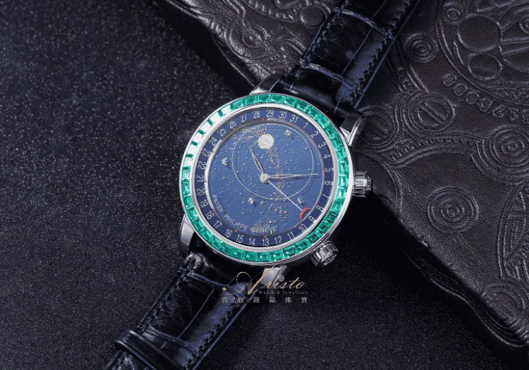 稀有 Patek Philippe Grand Complications Celestial Ref. 6104/13P-010 稀有 Patek Philippe Grand Complications Celestial Ref. 6104/13P-010